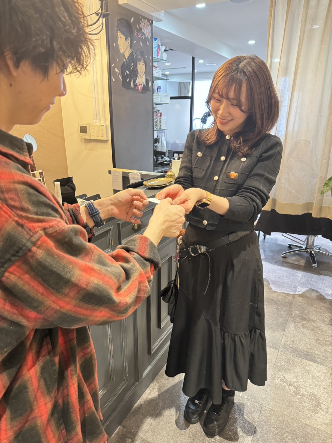 開店・お出迎え